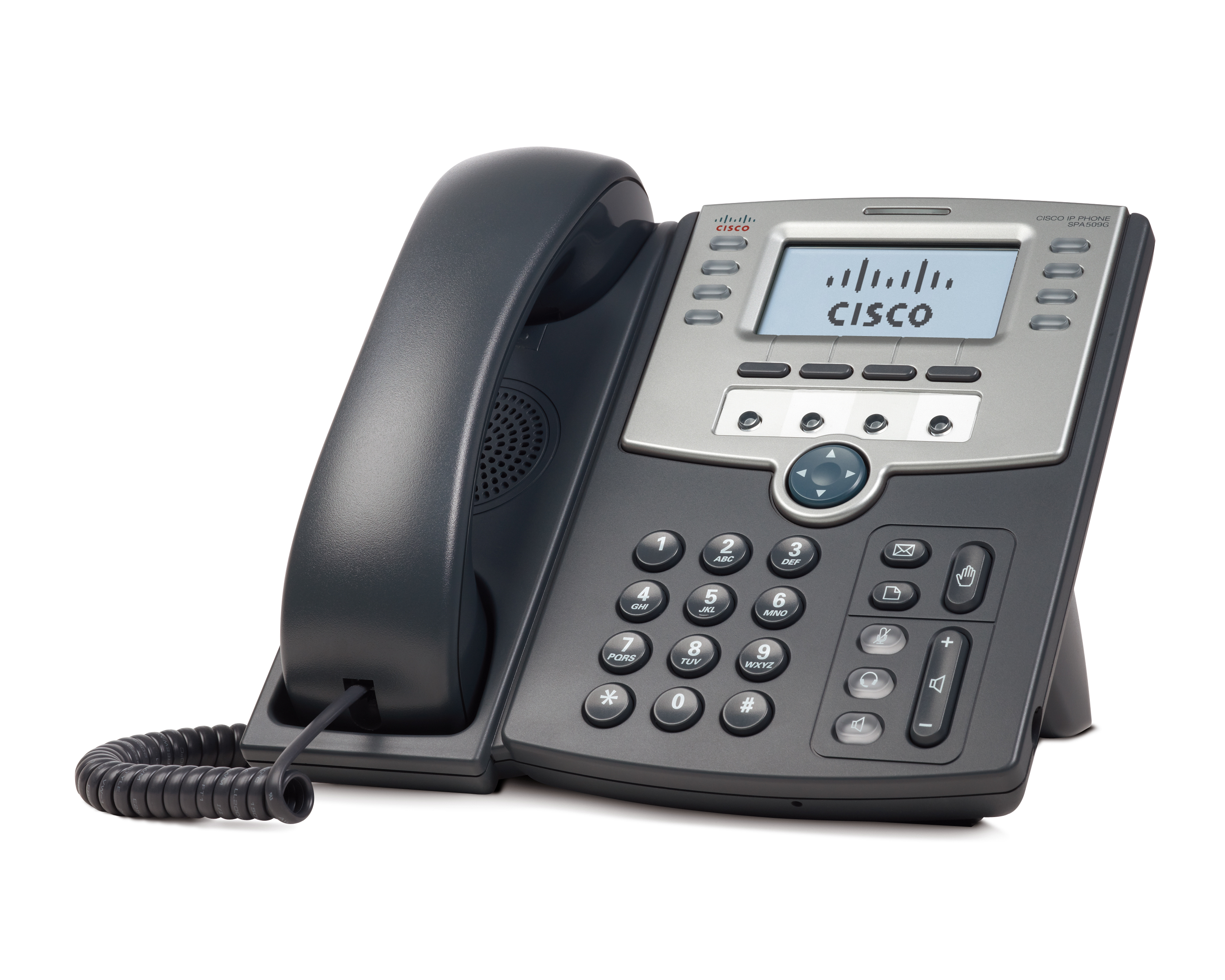 VOIP telefon fekete